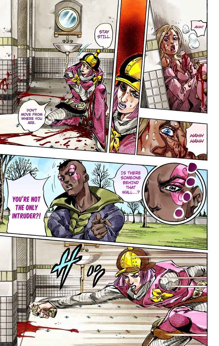 JoJo no Kimyou na Bouken: Part 7 - Steel Ball Run Color-ban Chapter 50 - Page 35