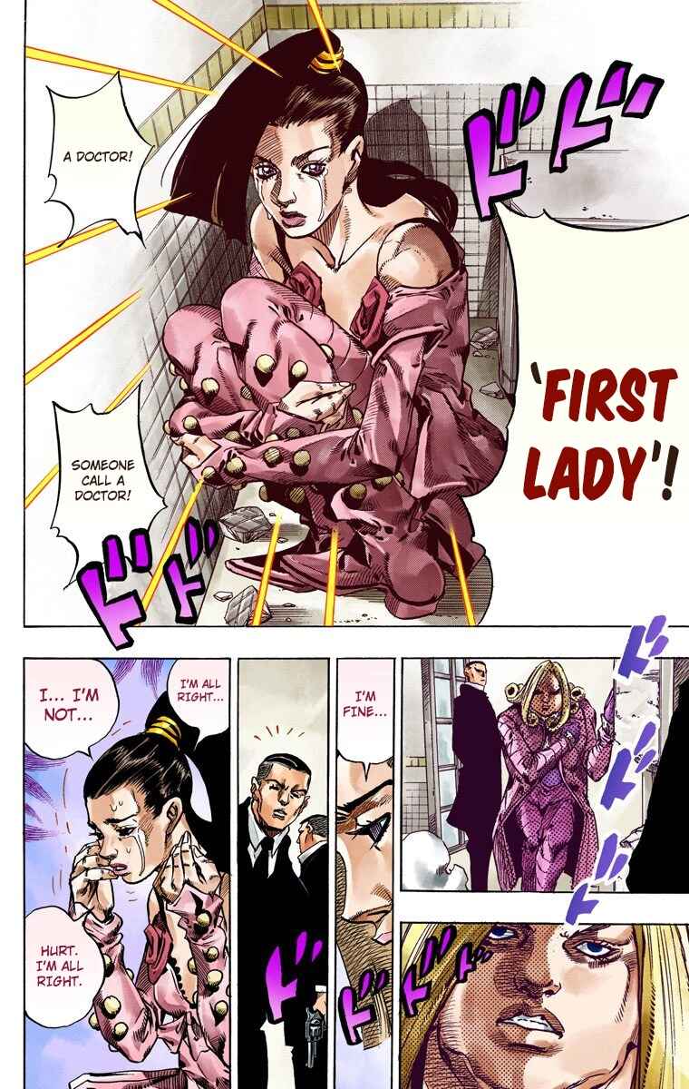 JoJo no Kimyou na Bouken: Part 7 - Steel Ball Run Color-ban Chapter 50 - Page 46
