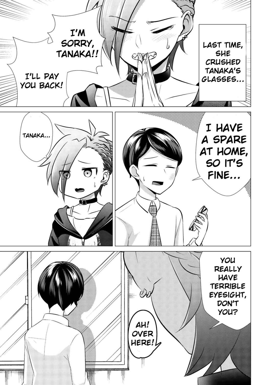 Yankee-chan ga Jimi Megane ni Koisuru Hanashi Chapter 4 - Page 1