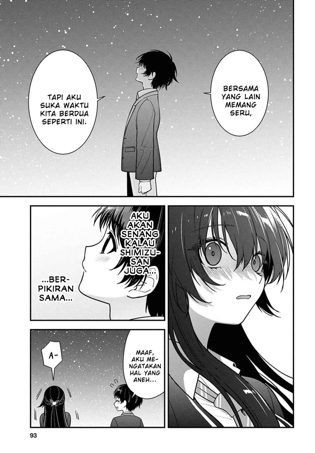 Tonari no Seki no Yankee Shimizu-san ga Kami wo Kuroku Sometekita Chapter 15 - Page 30