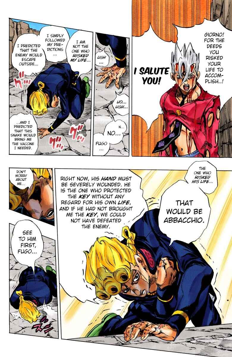 JoJo no Kimyou na Bouken: Part 5 - Ougon no Kaze Color-ban Chapter 46 - Page 16