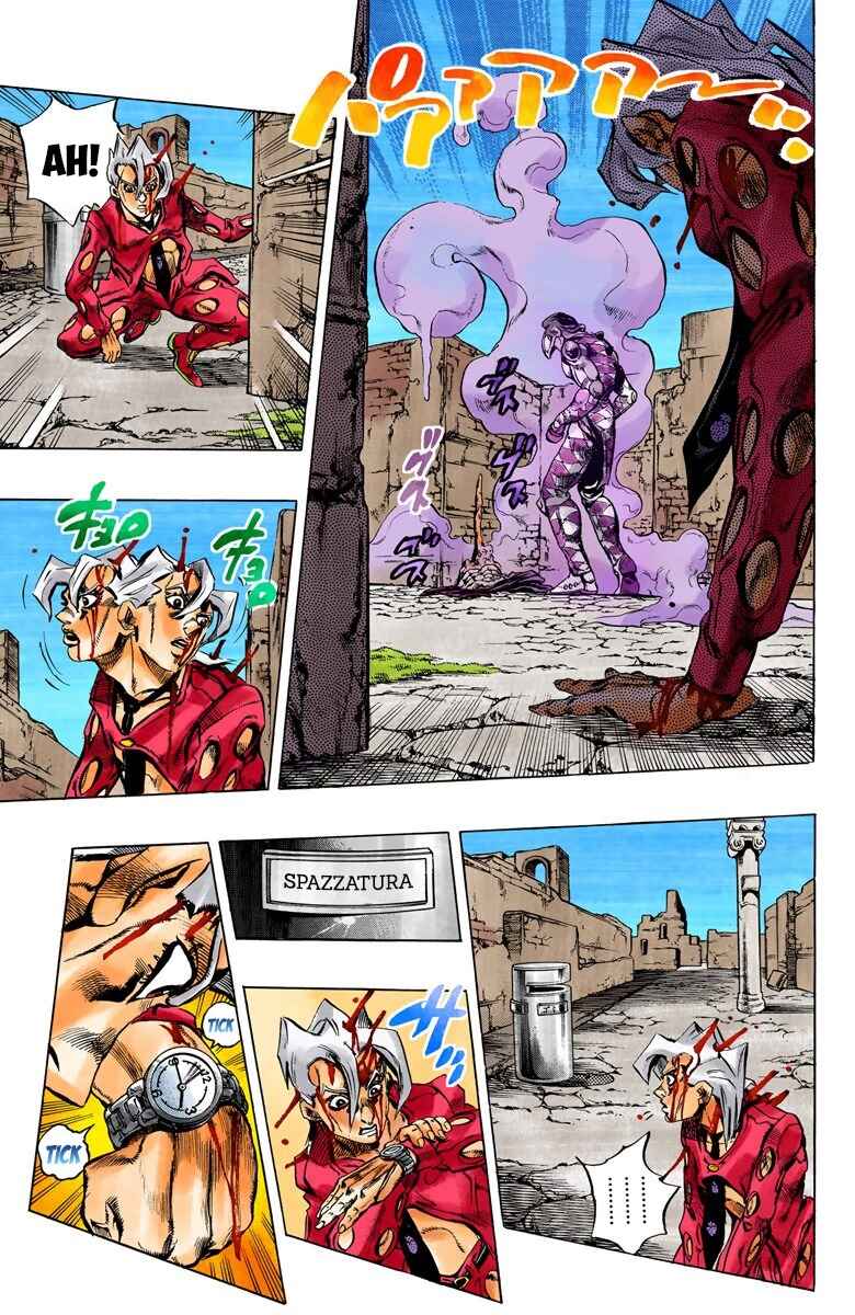 JoJo no Kimyou na Bouken: Part 5 - Ougon no Kaze Color-ban Chapter 46 - Page 9