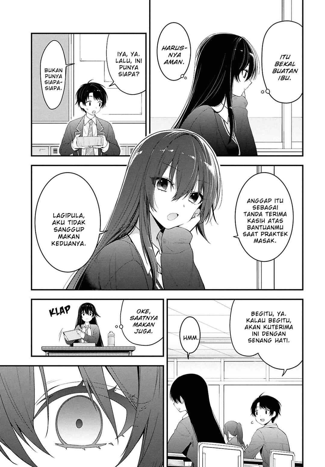 Tonari no Seki no Yankee Shimizu-san ga Kami wo Kuroku Sometekita Chapter 3 - Page 19