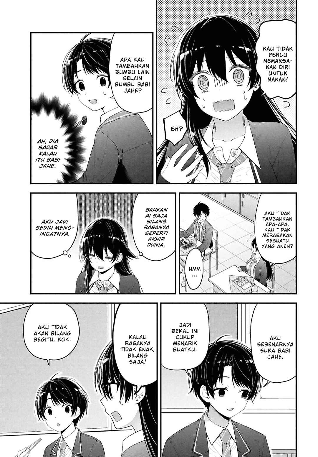 Tonari no Seki no Yankee Shimizu-san ga Kami wo Kuroku Sometekita Chapter 3 - Page 23