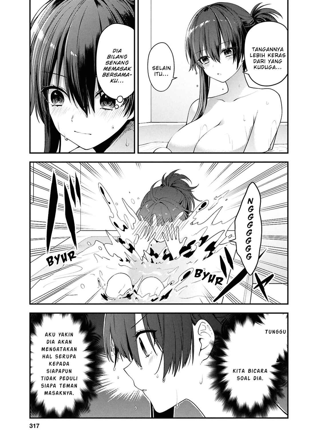 Tonari no Seki no Yankee Shimizu-san ga Kami wo Kuroku Sometekita Chapter 3 - Page 3