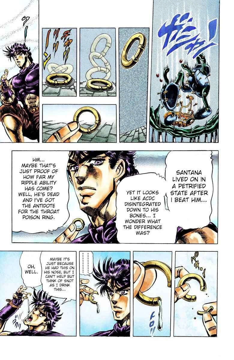 JoJo no Kimyou na Bouken: Part 2 - Sentou Chouryuu Color-ban Chapter 36 - Page 15