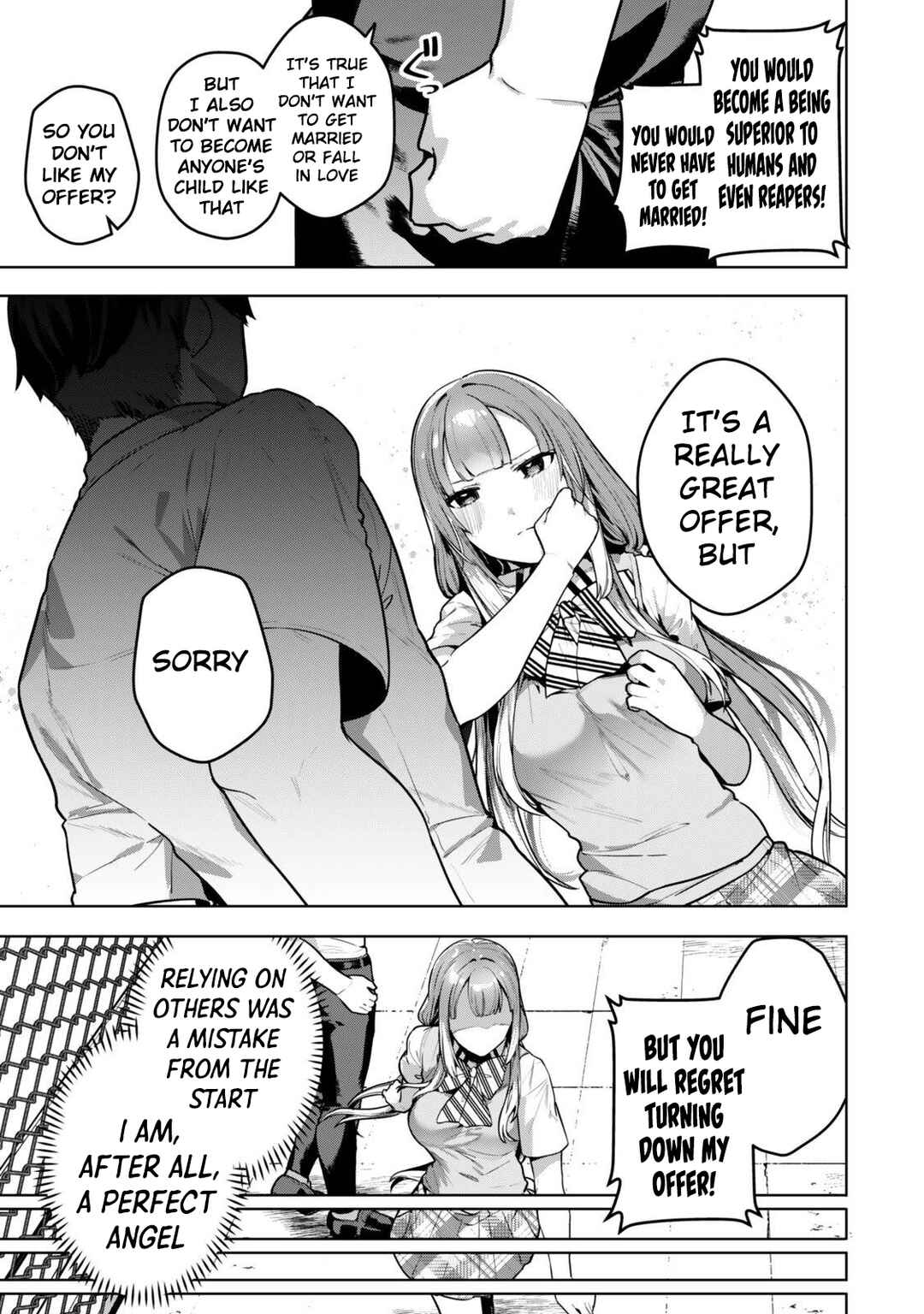 Hakiri-san wa Kimi Dake no Shinigami ni Naritai Chapter 8 - Page 18