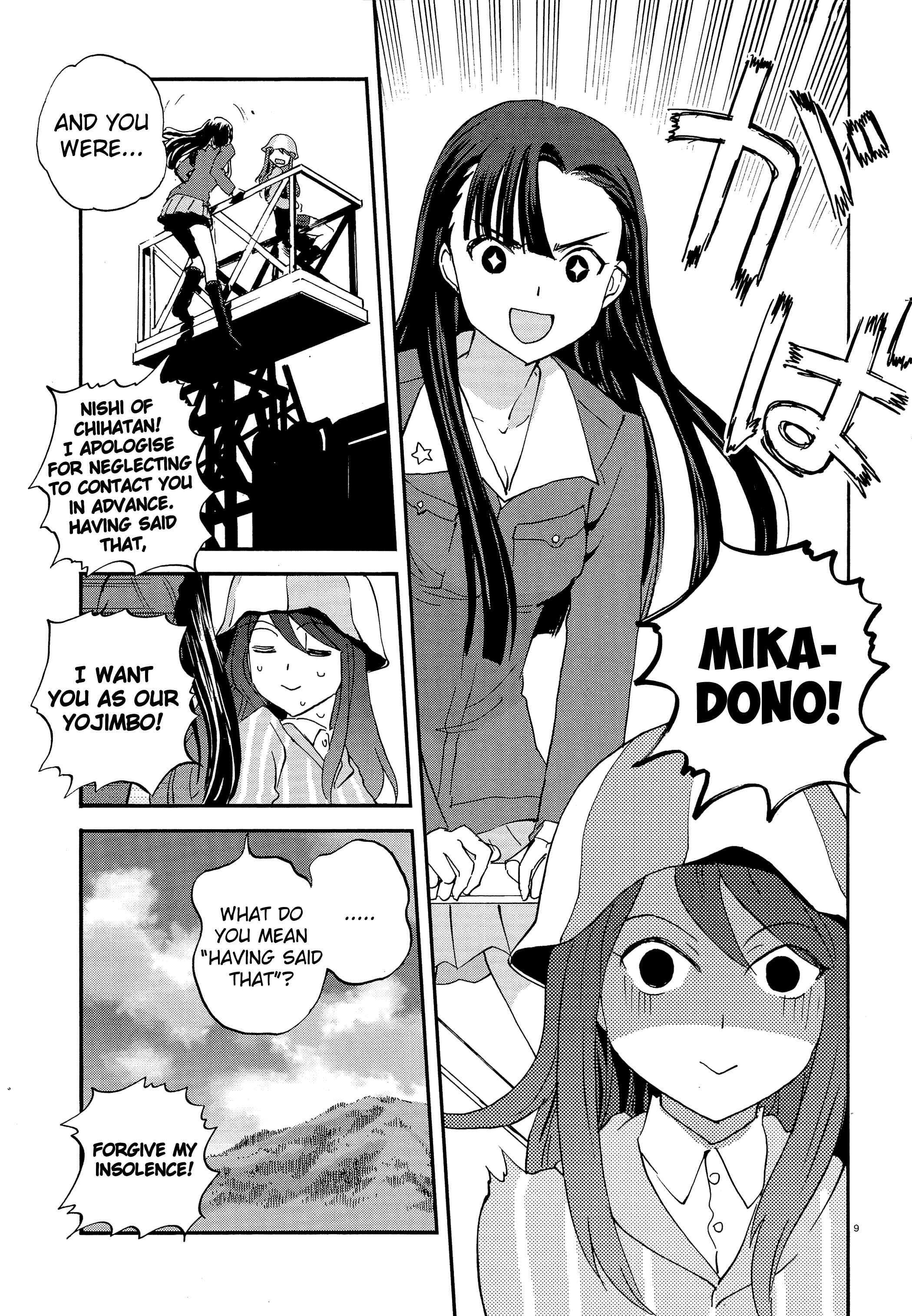 Girls und Panzer: Ribbon no Musha Chapter 30 - Page 9
