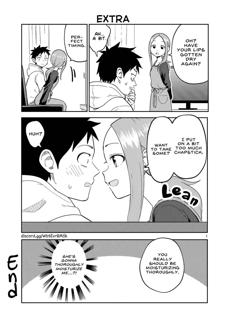 Karakai Jouzu no (Moto) Takagi-san Chapter 306.5 - Page 1
