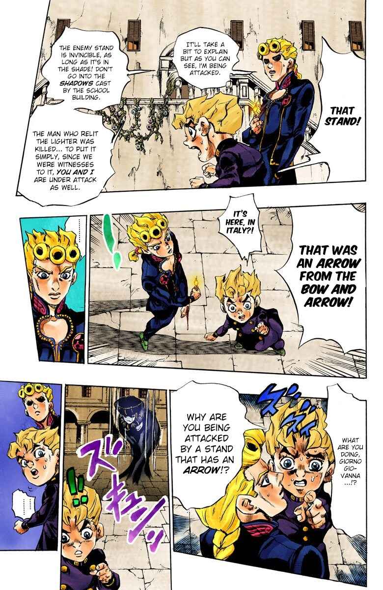 JoJo no Kimyou na Bouken: Part 5 - Ougon no Kaze Color-ban Chapter 14 - Page 12