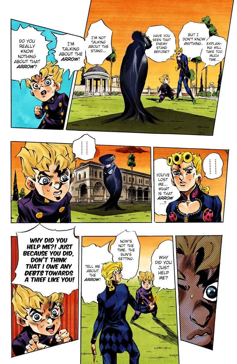 JoJo no Kimyou na Bouken: Part 5 - Ougon no Kaze Color-ban Chapter 14 - Page 13