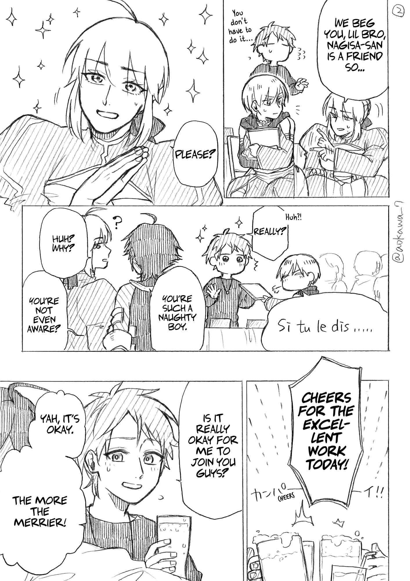 Josou Cosplayer ni Otouto ga Dekiru Manga Chapter 8.1 - Page 3