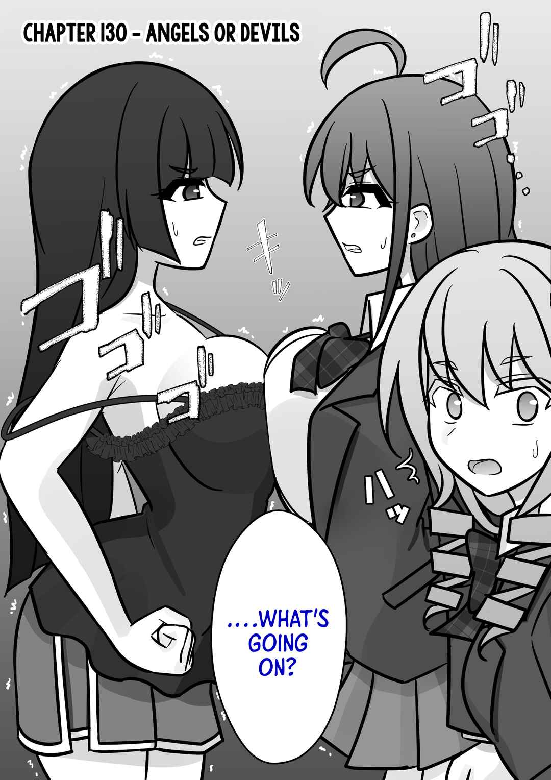 Danjo-hi 1:39 no Heikou Sekai wa Omoi no Hoka Futsuu Chapter 130 - Page 1