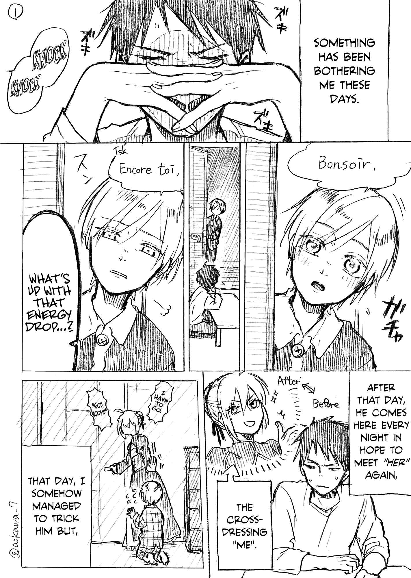 Josou Cosplayer ni Otouto ga Dekiru Manga Chapter 1.2 - Page 1