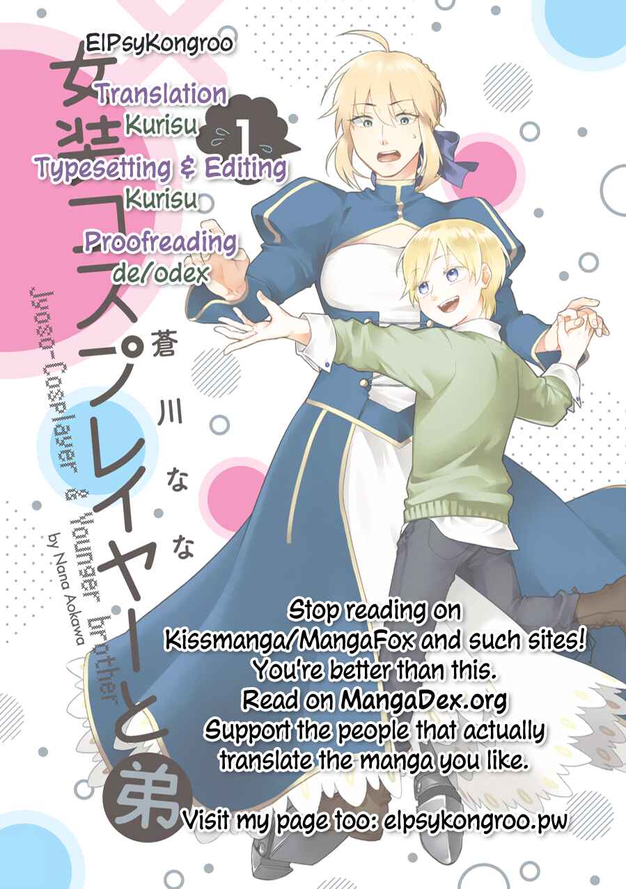 Josou Cosplayer ni Otouto ga Dekiru Manga Chapter 1.2 - Page 5