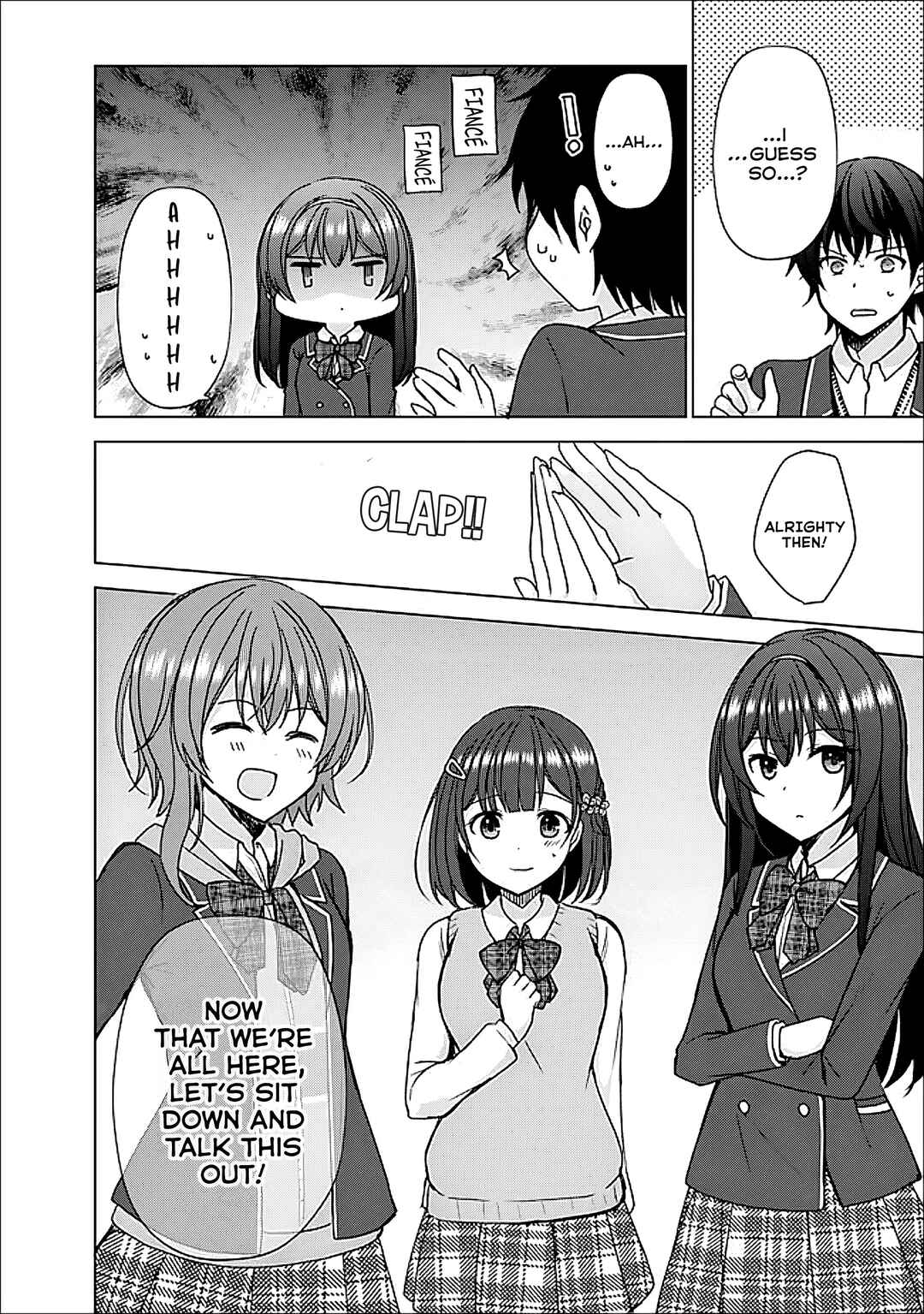 Iinazuke ga Dekita to Omottara, Sono Iinazuke ga Gakkou de Yuumei na "Akuyaku Reijou" Dattan dakedo, Dou Sureba Ii? Chapter 5.2 - Page 9