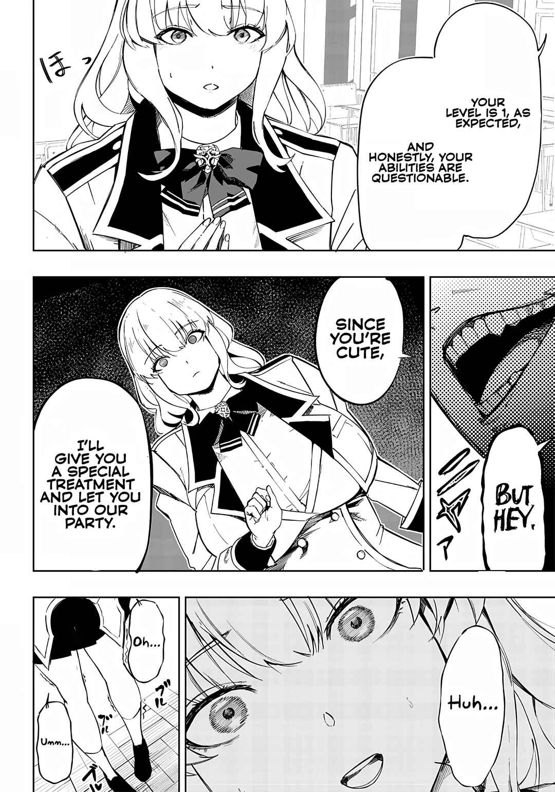 Wazawai no Avalon: Game Saijaku no Akuyaku Debu ni Ten'i Shita kedo, Ore dake "Yasereba Tsuyokute New Game" na Sekai datta no de, Saisoku Level Up & Hametsu Flag Kaihi de Kage no Eiyuu o Mezashimasu Chapter 2 - Page 38