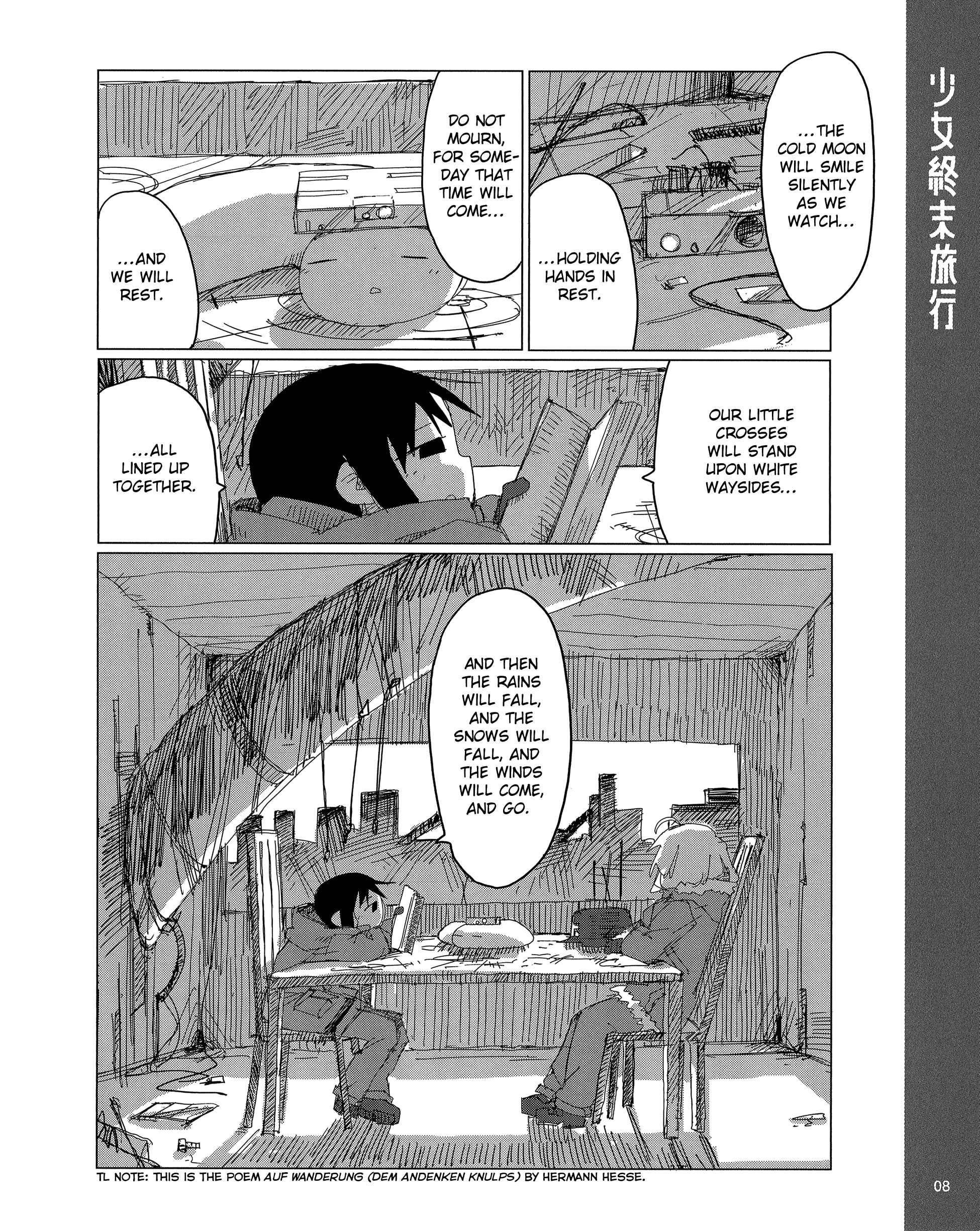 Shoujo Shuumatsu Ryokou Chapter 43.6 - Page 8