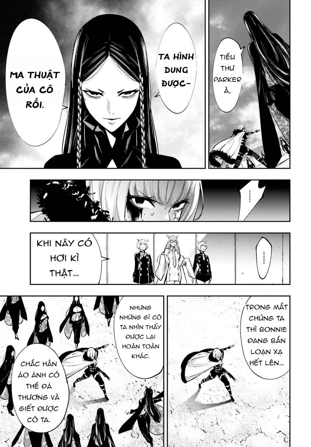 Majo Taisen - 32-nin no Isai no Majo wa Koroshiau Chapter 42 - Page 15