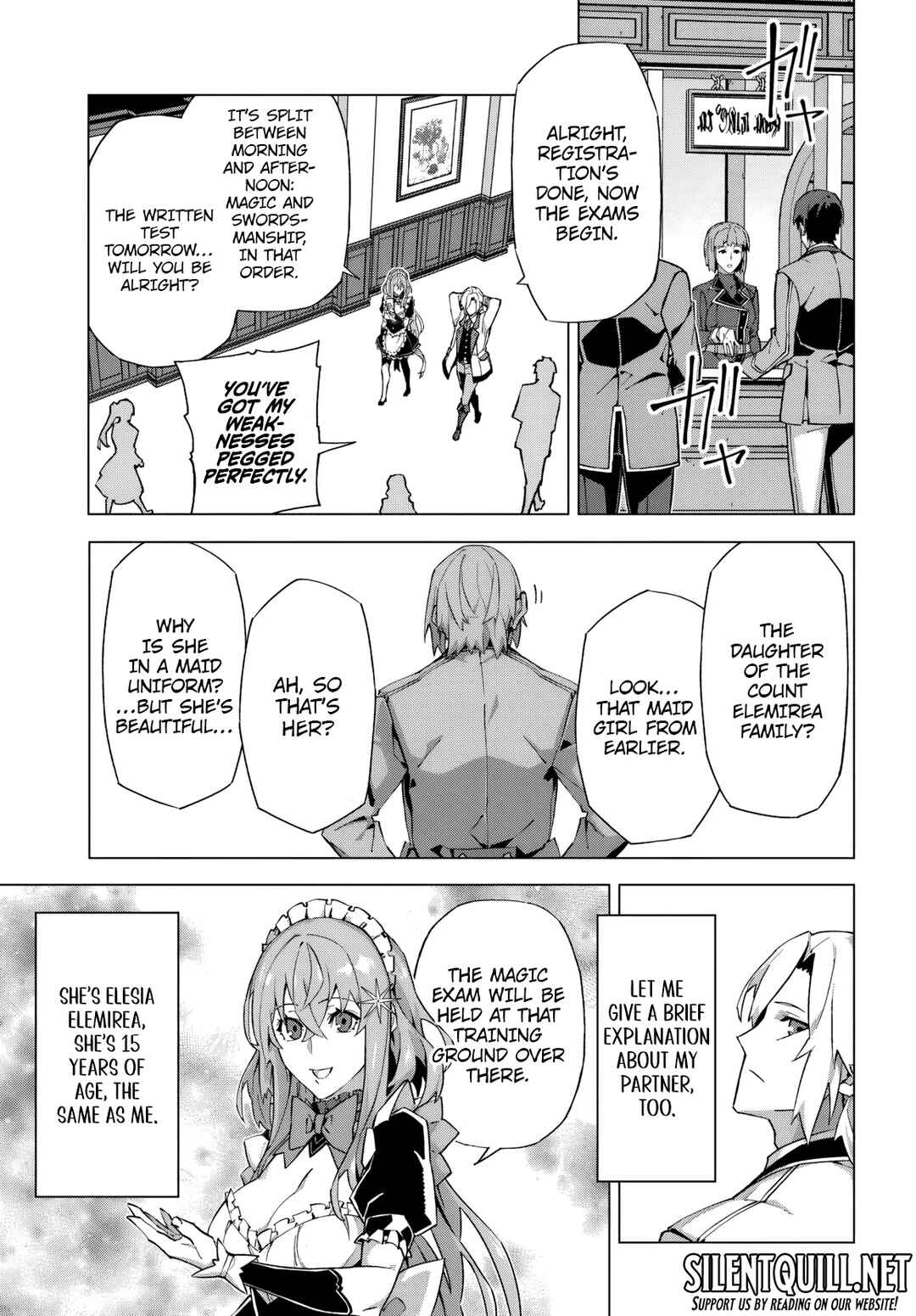 Kamen no Kuro Kishi. Shoutai Bareta no de Mou Gakuen de Musou Suru Chapter 1 - Page 21