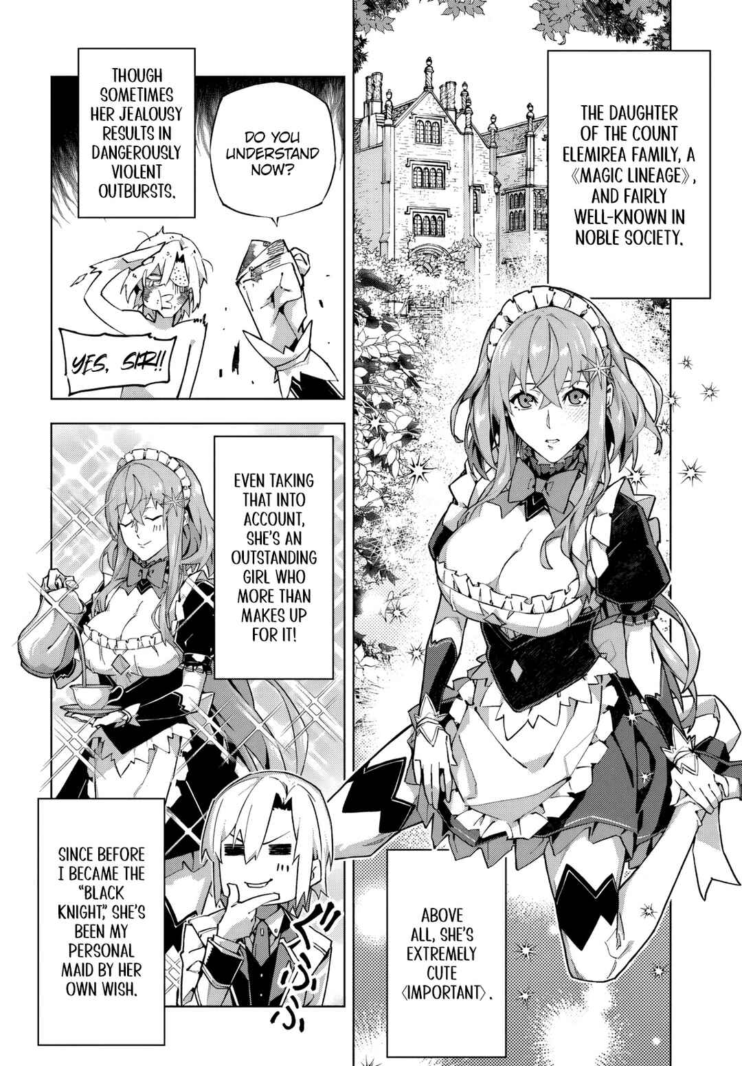 Kamen no Kuro Kishi. Shoutai Bareta no de Mou Gakuen de Musou Suru Chapter 1 - Page 22