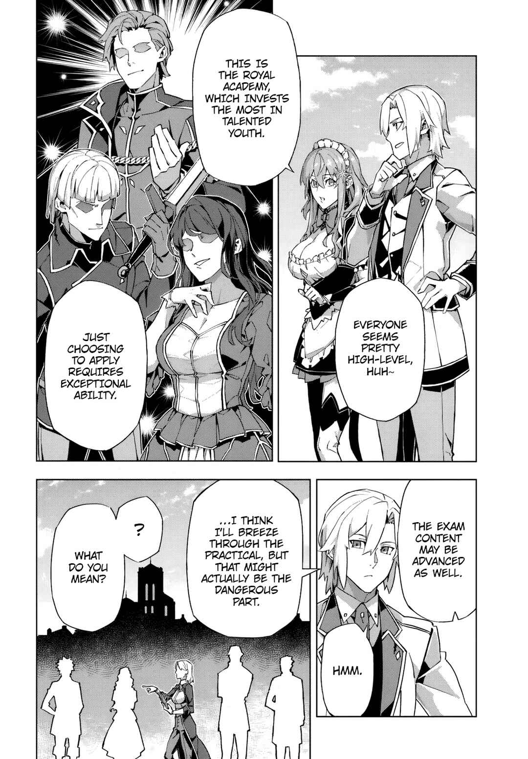 Kamen no Kuro Kishi. Shoutai Bareta no de Mou Gakuen de Musou Suru Chapter 1 - Page 24