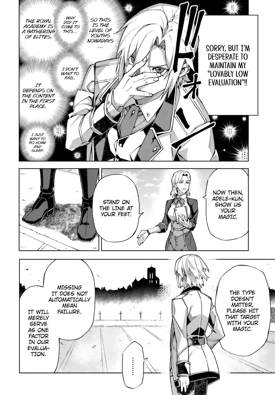 Kamen no Kuro Kishi. Shoutai Bareta no de Mou Gakuen de Musou Suru Chapter 1 - Page 28