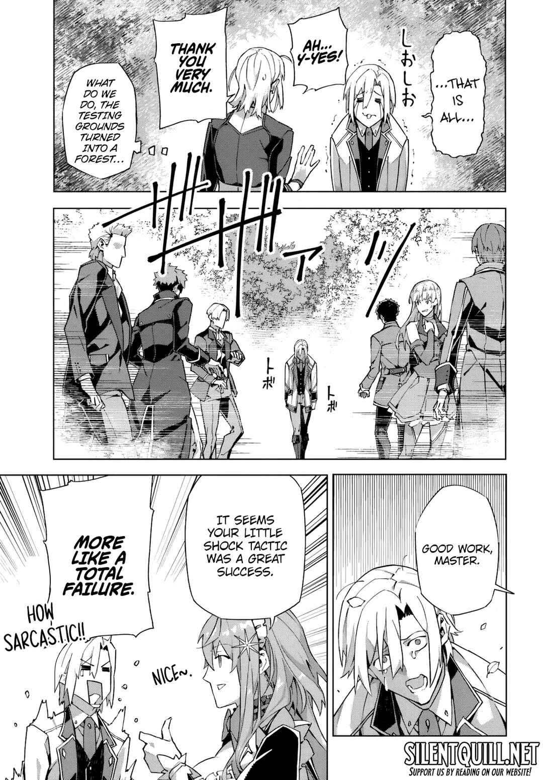 Kamen no Kuro Kishi. Shoutai Bareta no de Mou Gakuen de Musou Suru Chapter 1 - Page 36