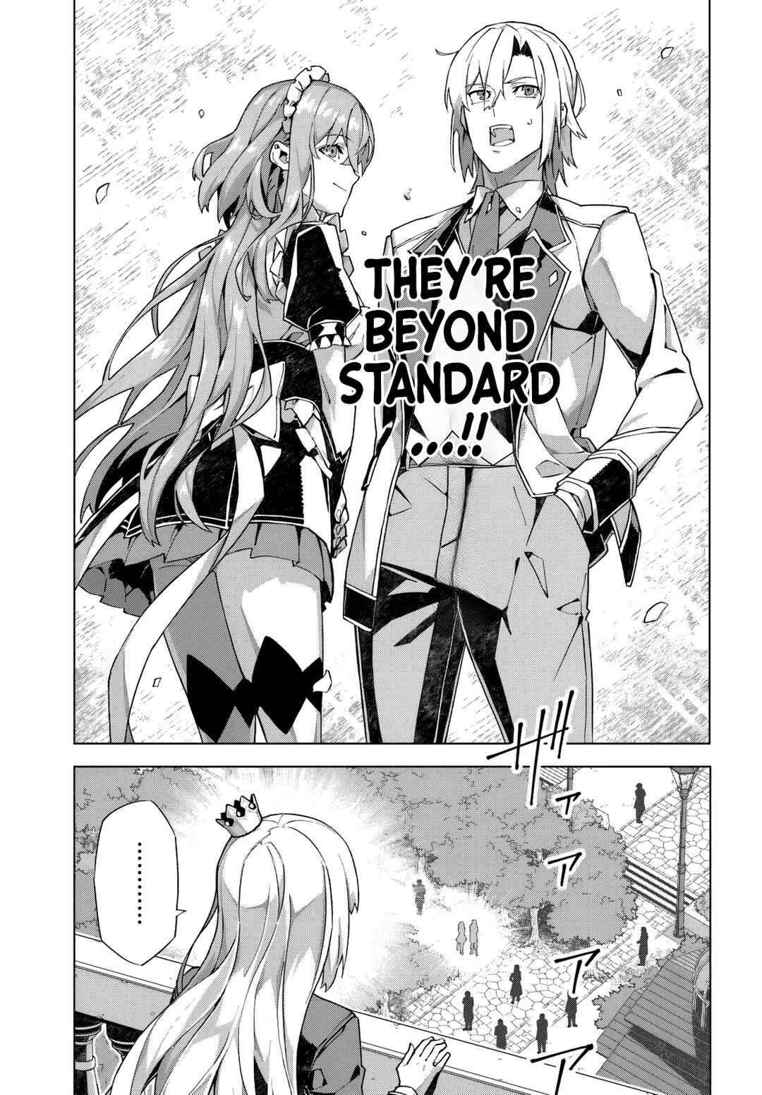 Kamen no Kuro Kishi. Shoutai Bareta no de Mou Gakuen de Musou Suru Chapter 1 - Page 42