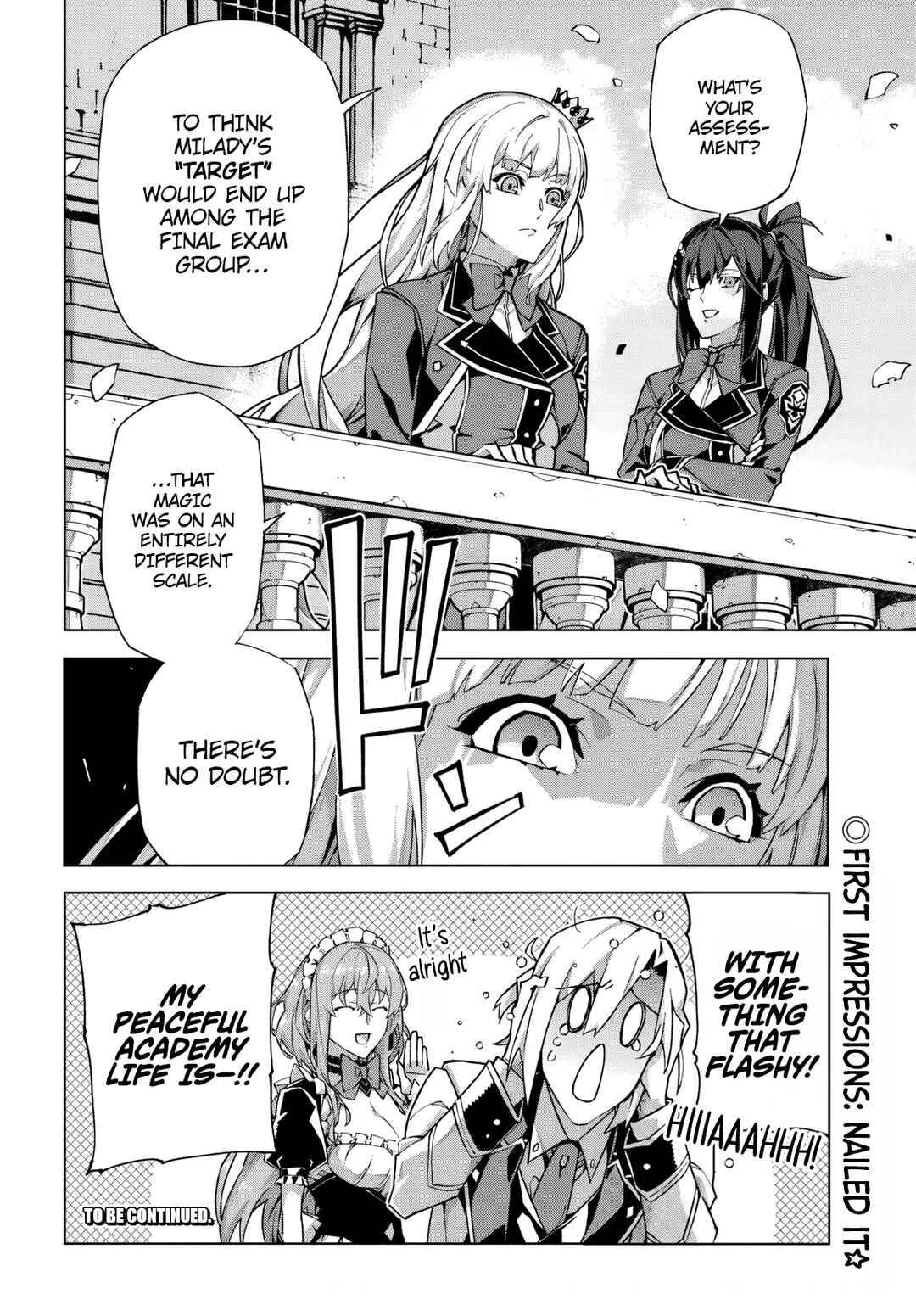 Kamen no Kuro Kishi. Shoutai Bareta no de Mou Gakuen de Musou Suru Chapter 1 - Page 43