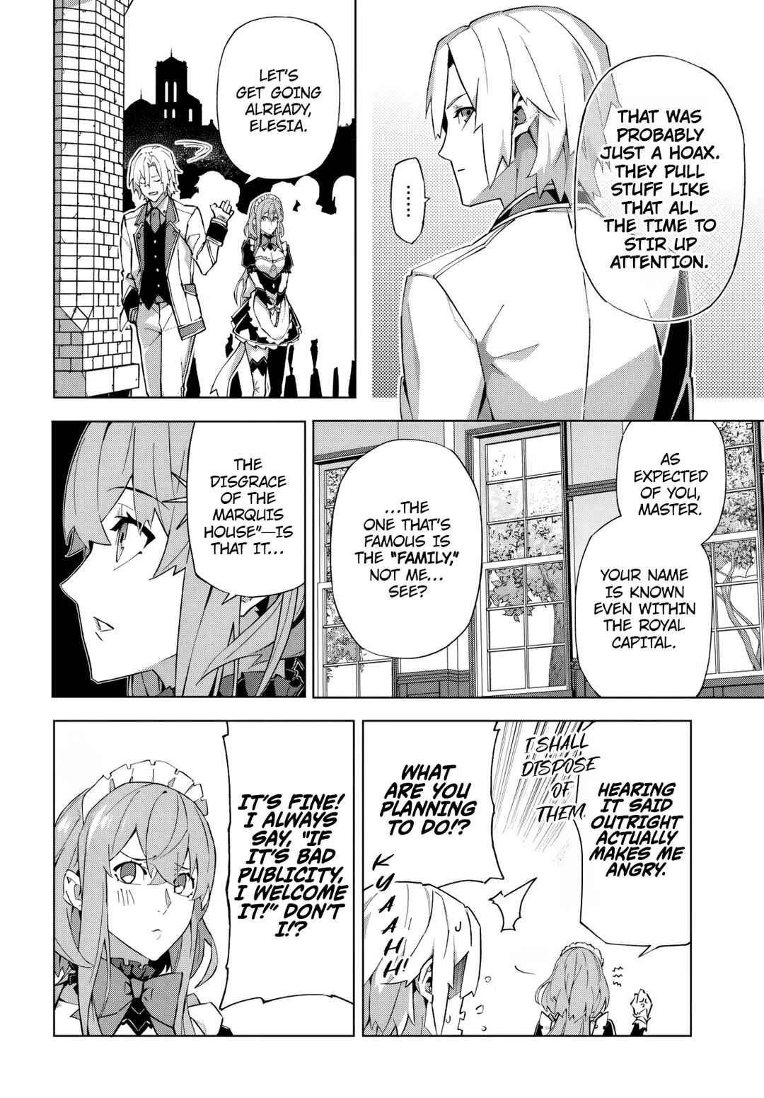 Kamen no Kuro Kishi. Shoutai Bareta no de Mou Gakuen de Musou Suru Chapter 1 - Page 6