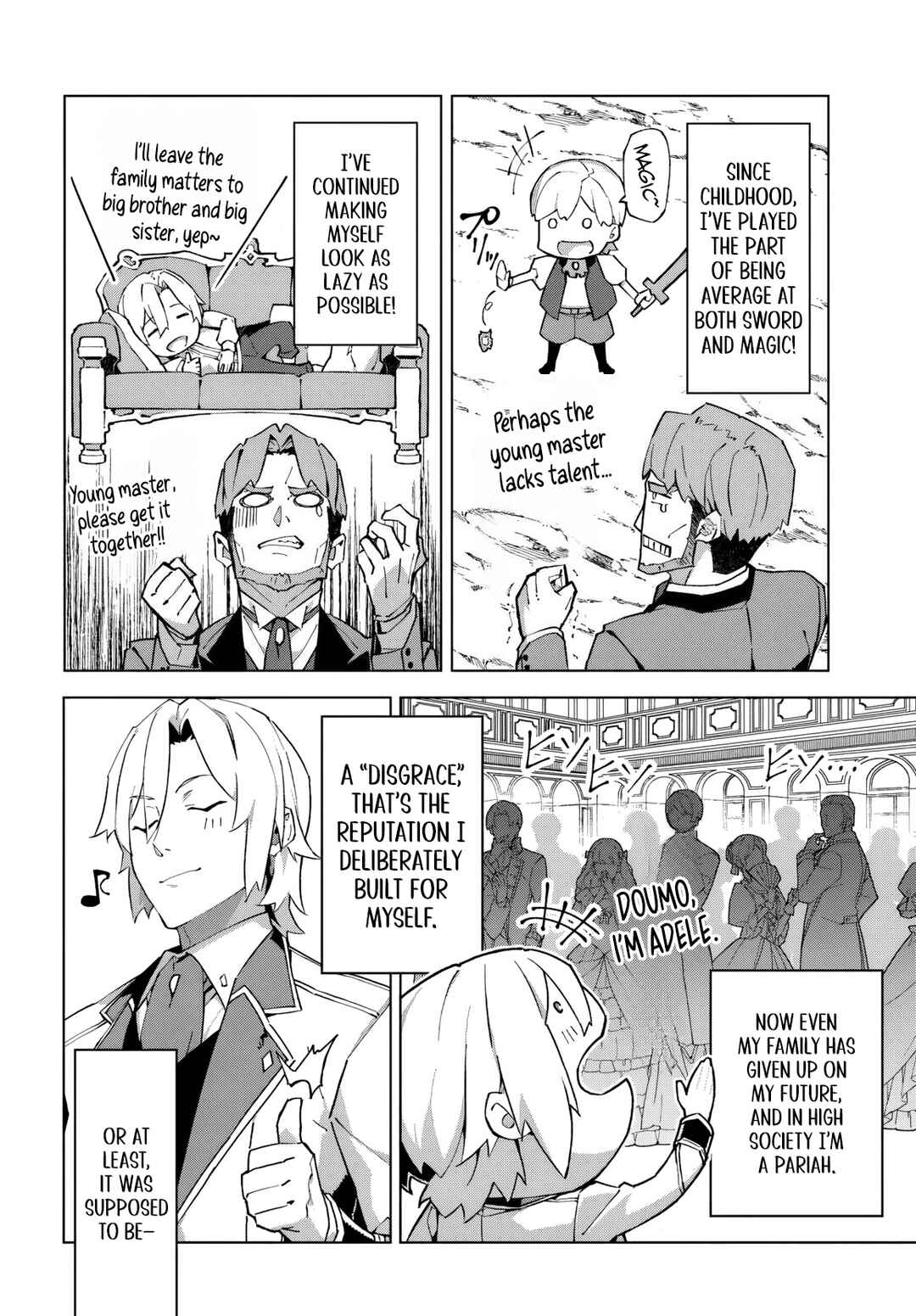 Kamen no Kuro Kishi. Shoutai Bareta no de Mou Gakuen de Musou Suru Chapter 1 - Page 8