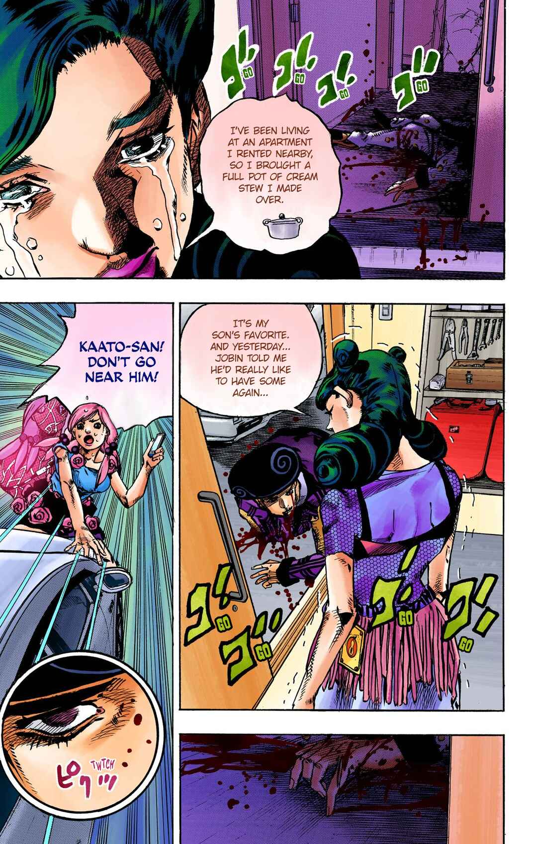 JoJo no Kimyou na Bouken: Part 8 - JoJolion Color-ban Chapter 107 - Page 12