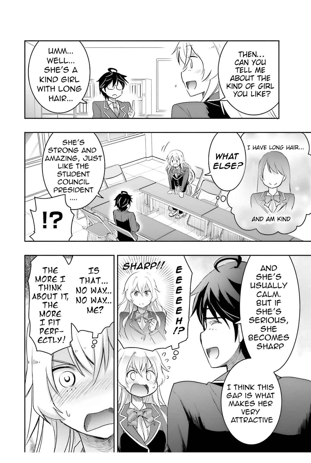 Watashi yori Tsuyoi Otoko to Kekkon shitai no - Seiso na Biji Seito Kaichou (Jitsu wa Moto Banchou) no Himitsu wo Shiru Inkya (Jitsu wa Kanojo wo Koeru Saikyou no Yankee) Chapter 4 - Page 6