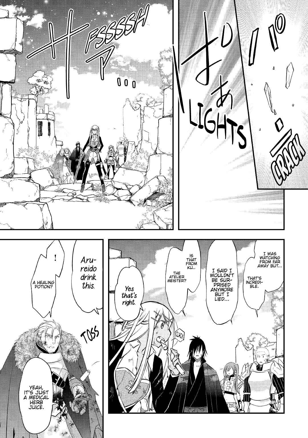 Kanchigai no Atelier Meister - Eiyuu Party no Moto Zatsuyougakari ga, Jitsu wa Sentou Igai ga SSS Rank Datta to Iu Yoku Aru Hanashi Chapter 22 - Page 12