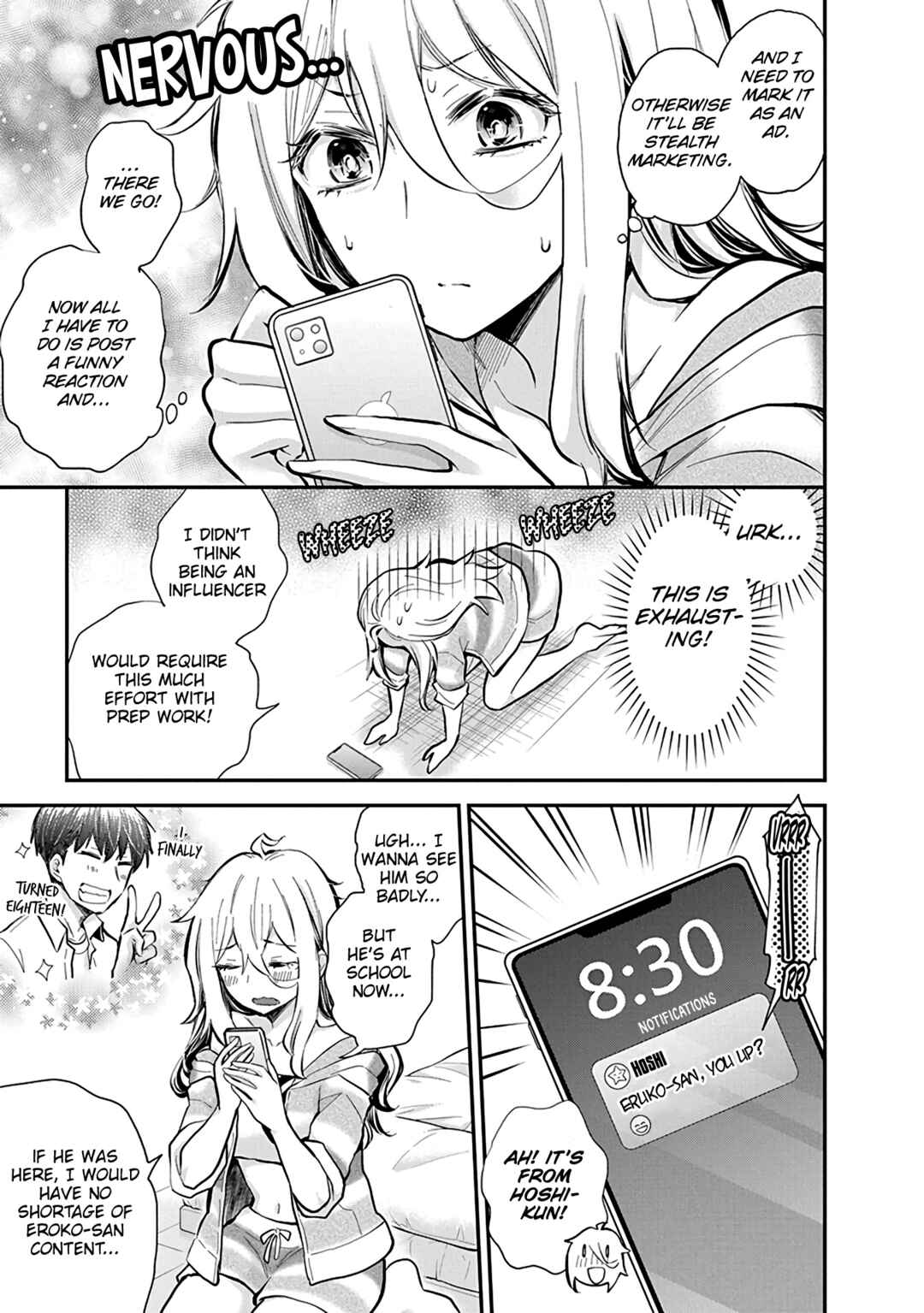 Shingeki no Eroko-san: Hen na Oneesan wa Danshi Kousei to Nakayoku Naritai Chapter 48 - Page 4