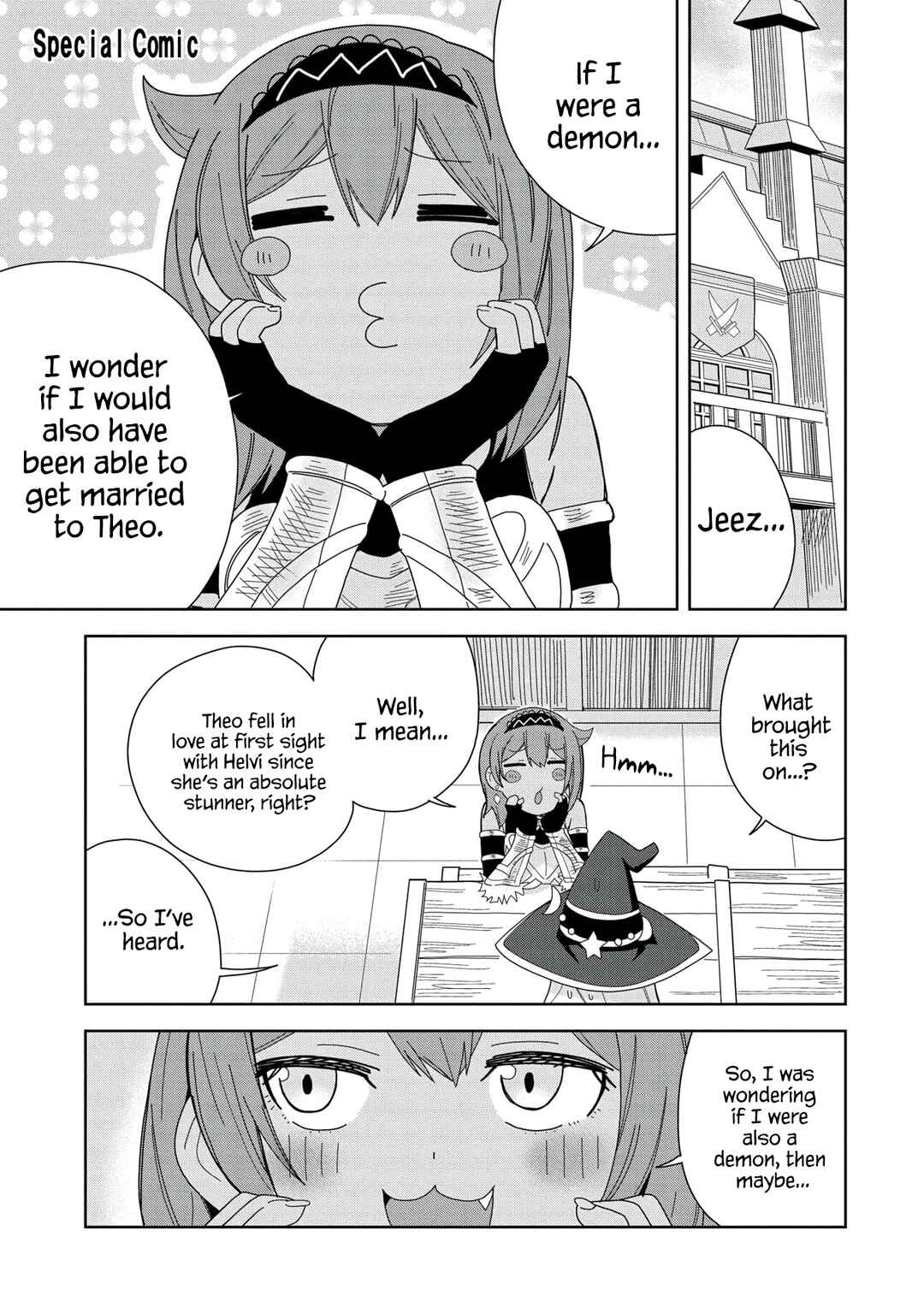 Negai o Kanaete Moraou to Akuma o Shoukan Shita kedo, Kawaikatta node Kekkon Shimashita ~Akuma no Niizuma~ Chapter 35.5 - Page 1
