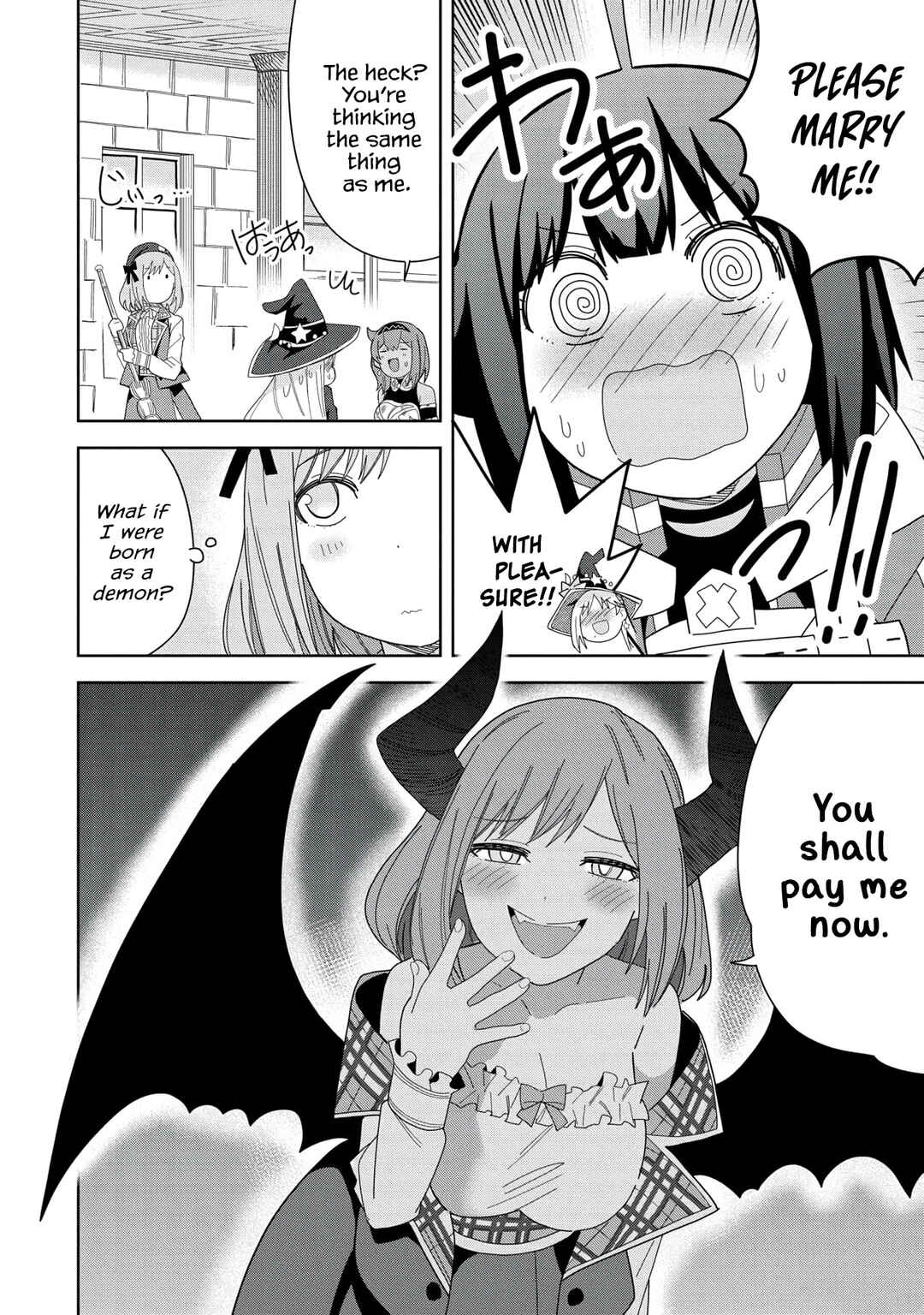 Negai o Kanaete Moraou to Akuma o Shoukan Shita kedo, Kawaikatta node Kekkon Shimashita ~Akuma no Niizuma~ Chapter 35.5 - Page 4