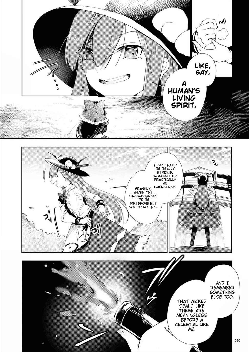 Touhou Ibara Kasen ~ Wild and Horned Hermit. Chapter 48 - Page 12