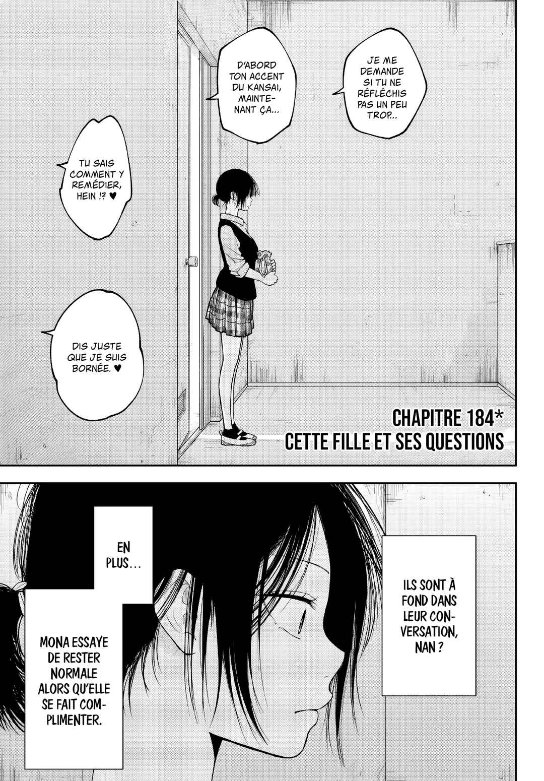 Kuroiwa Medaka ni Watashi no Kawaii ga Tsuujinai Chapter 184 - Page 1