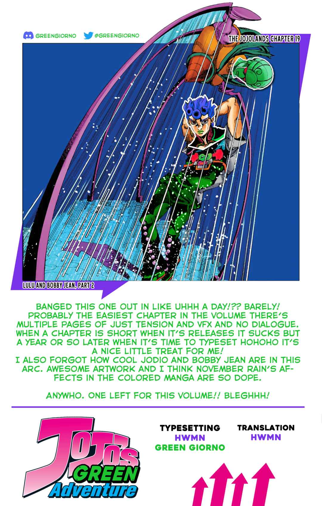 JoJo no Kimyou na Bouken Dai-9-bu: The JOJOLands Color-ban Chapter 19 - Page 35