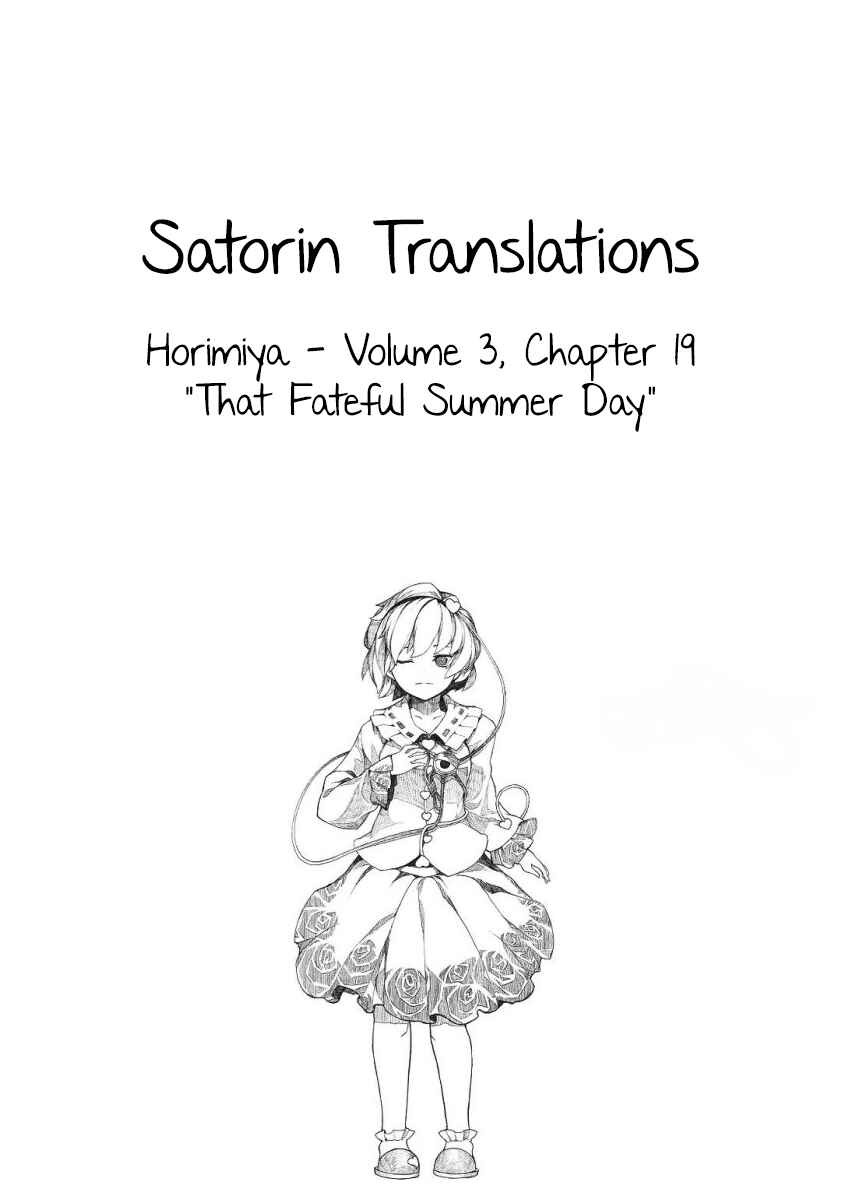 Horimiya Chapter 19 - Page 13