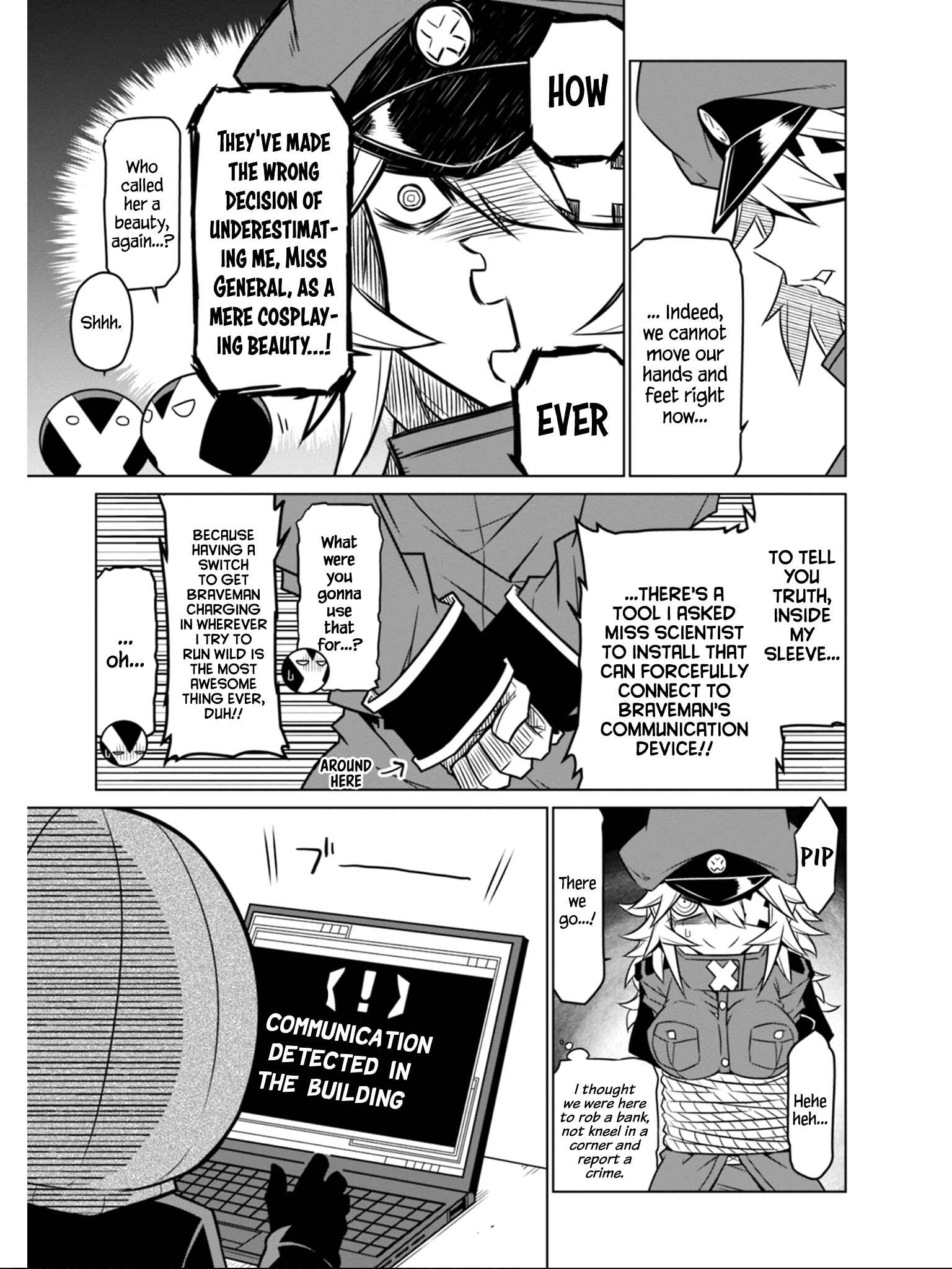 Zannen Onna Kanbu Black General-san Chapter 47 - Page 9