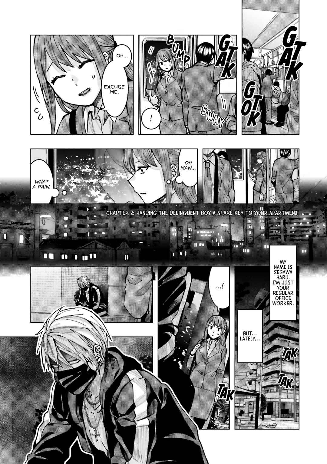 OL ga Geesen de atta Yankii Danshi Koukousei ni Natsukareru Hanashi Chapter 2 - Page 1