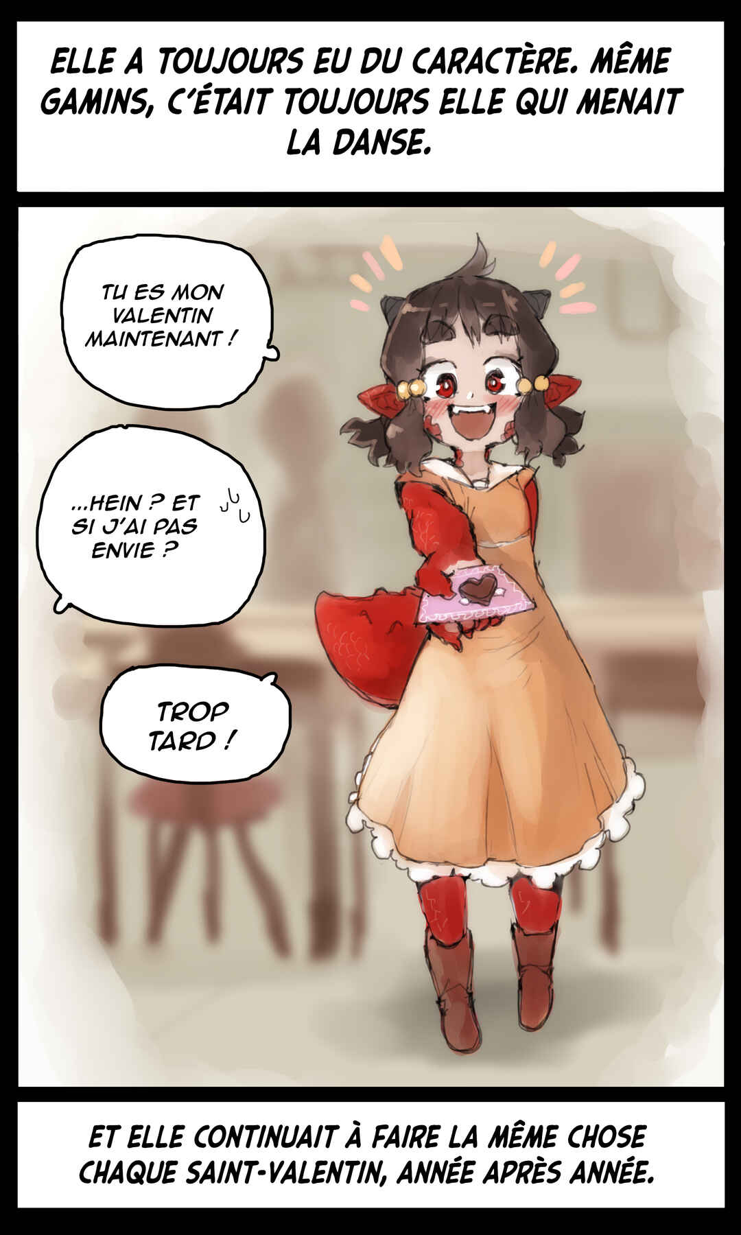 My Childhood Friend Is A Dragon Who's Embarrassed About the Size Of Her Tail Chapter 4 - Page 1
