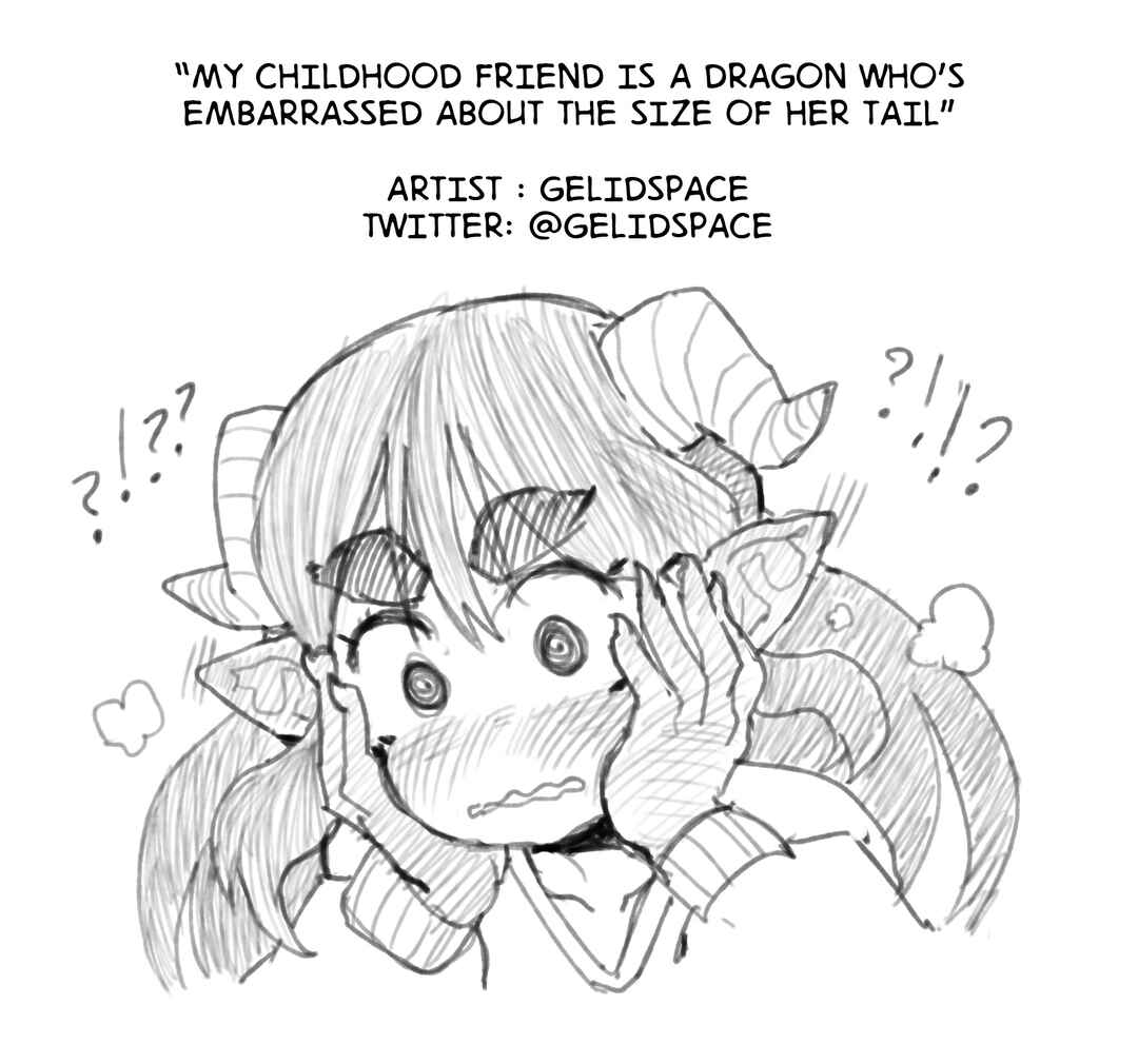 My Childhood Friend Is A Dragon Who's Embarrassed About the Size Of Her Tail Chapter 4 - Page 3