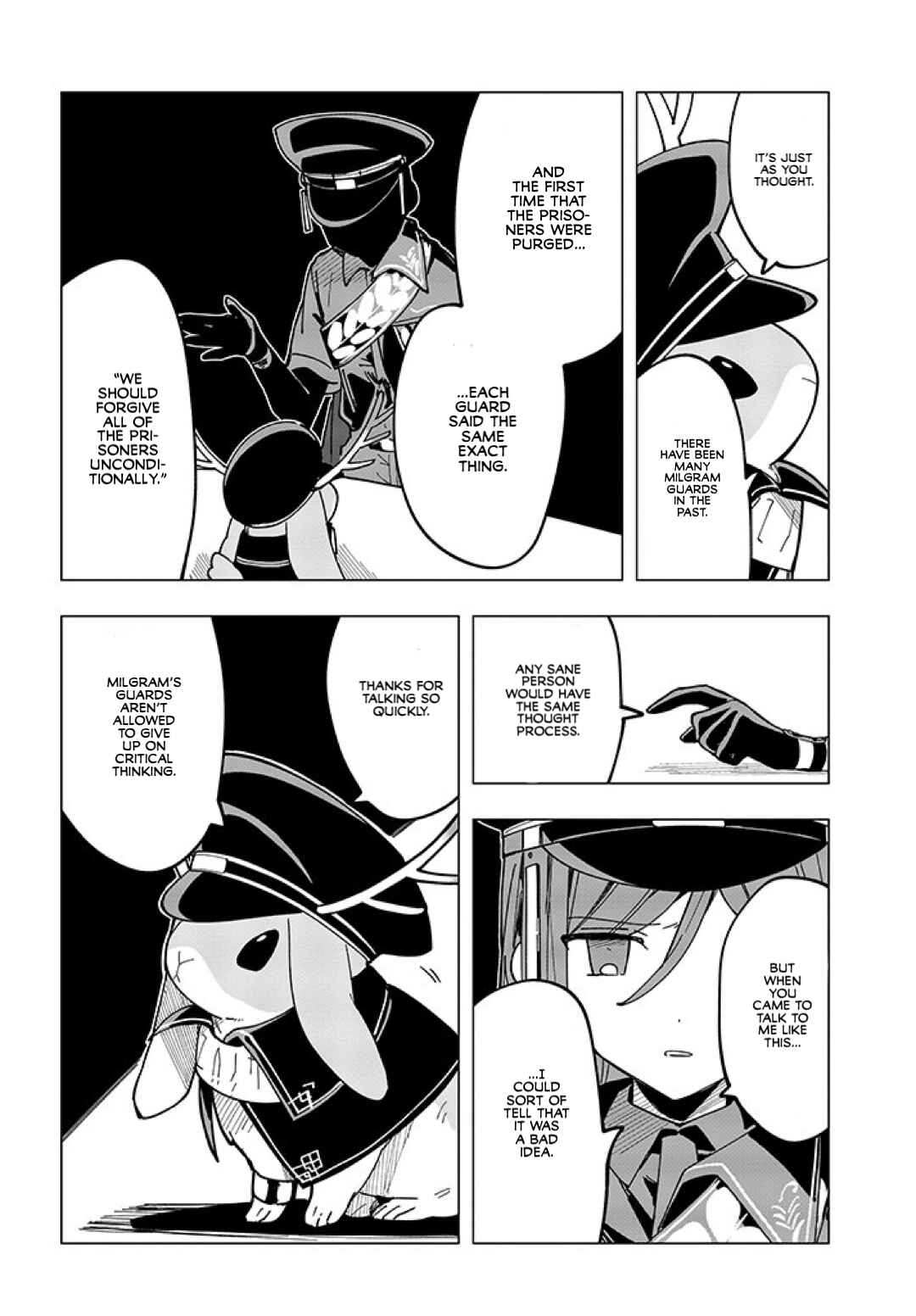 MILGRAM: Jikken Kangoku to Kanshu no Shoujo Chapter 8 - Page 14