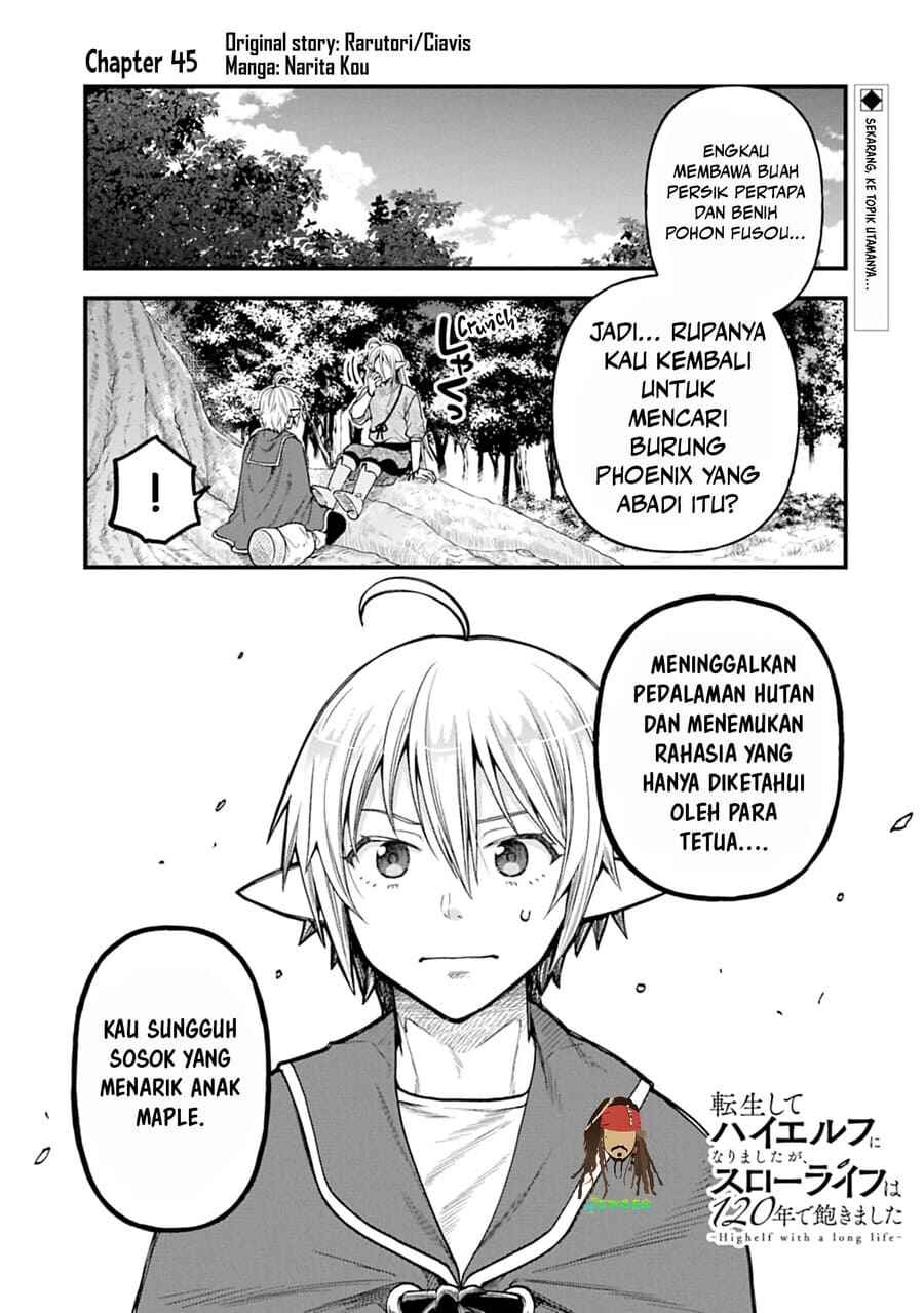 Tensei Shite High Elf ni Narimashitaga, Slow Life wa 120-nen de Akimashita - Highelf with a Long Life Chapter 45 - Page 2