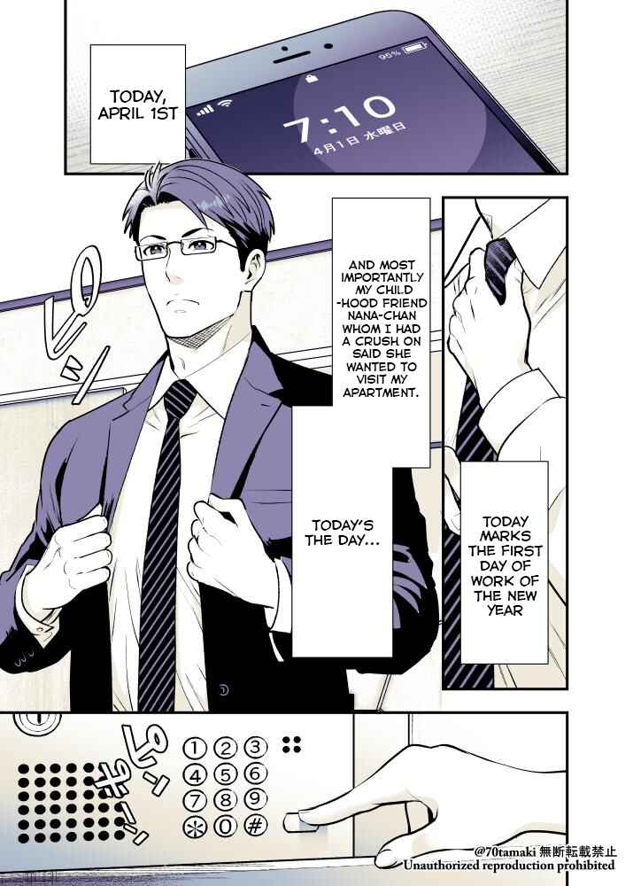 Osananajimi ga Hisabisa ni Saikai Shitara Otagai Kyonyuu ni Natteta Chapter 10 - Page 1