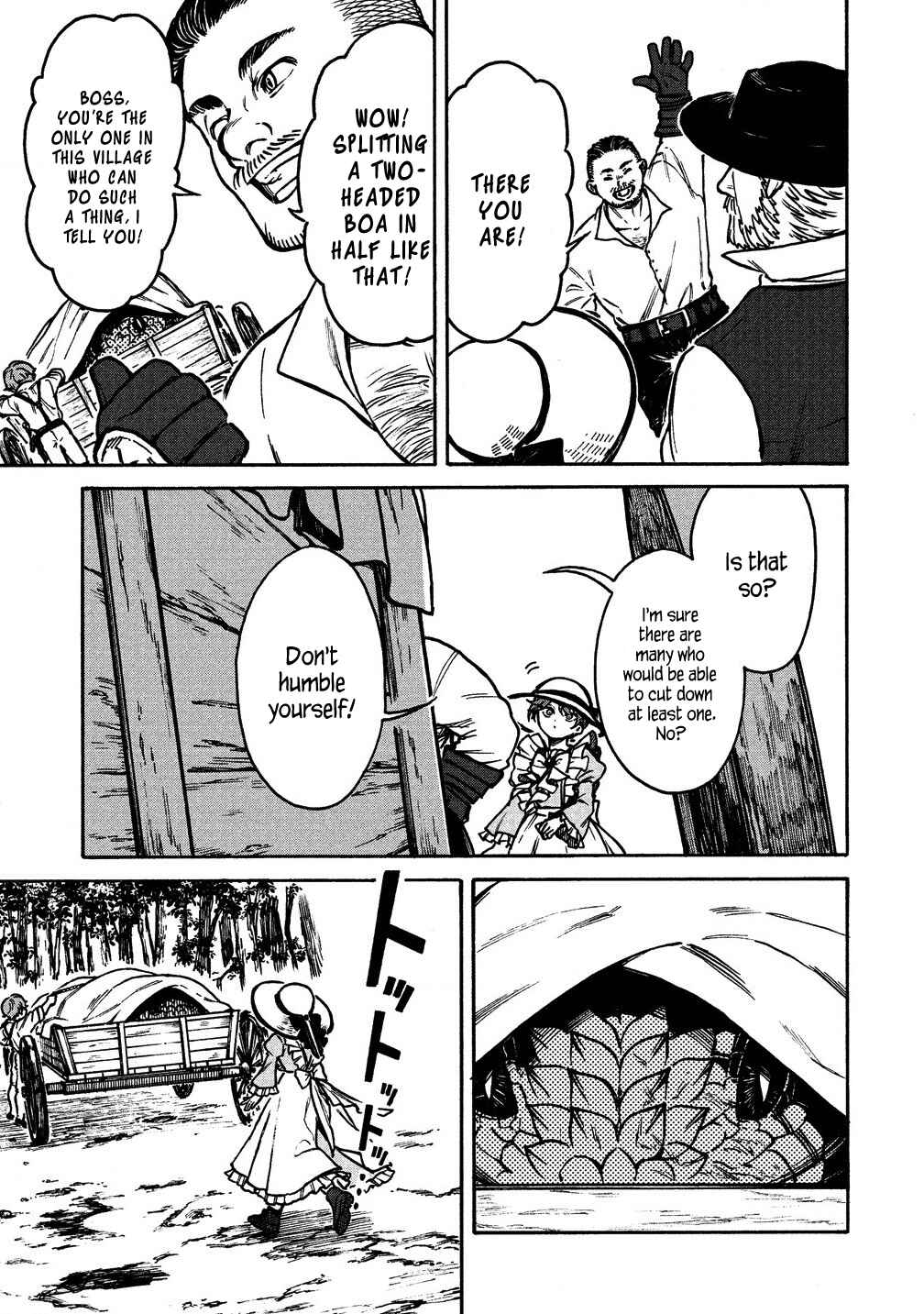 Onna Chara de Isekai Teni shite Cheatppoi kedo Zako Chara na no de Medatazu Heiwa na Shomin wo Mezashimasu! Chapter 3.2 - Page 1